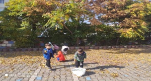 EKO OKULLAR projesi kapsamında çocukların aktif katılımlarıyla SONBAHAR BAHÇEM etkinliğimiz için yaprak, kozalak ve palamut toplandı.